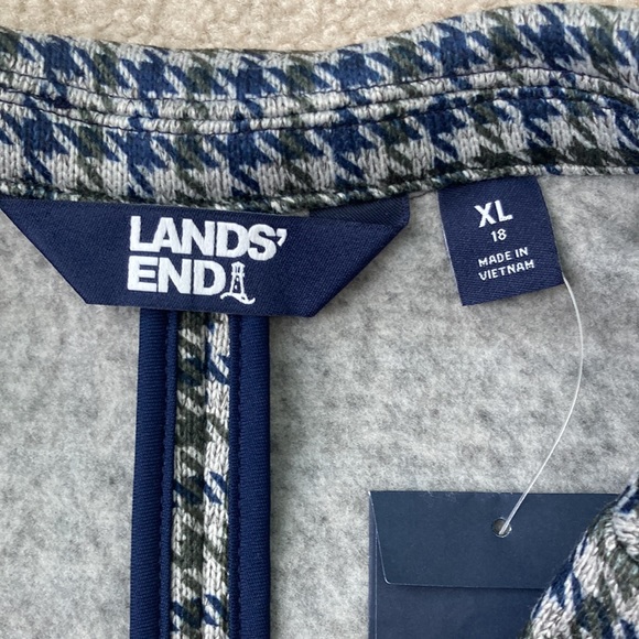 Land’s End fleece blazer. Size XL - Picture 4 of 10
